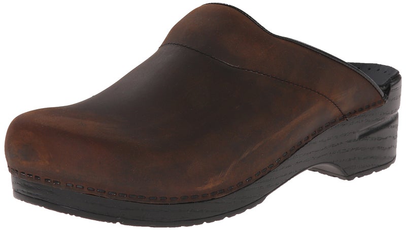 Dansko Men's Karl Antique Brown/Black Sole Mule 10.5-11 M US - Image 1
